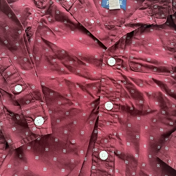 4/20$ The Children's Place toddler long sleeve button down size 12-18 months - Picture 3 of 5